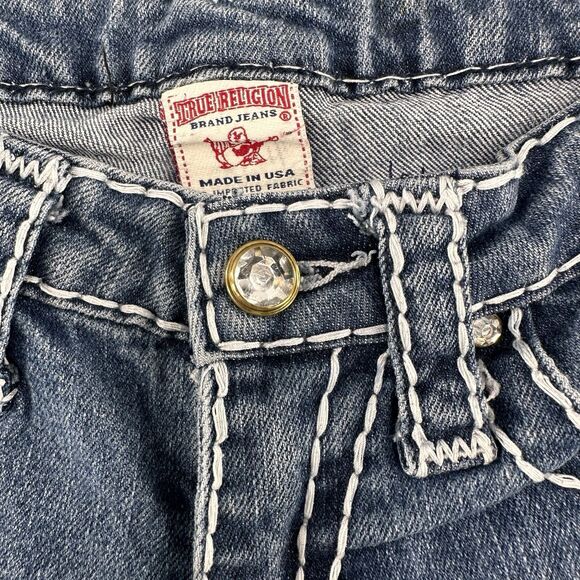 TRUE RELIGION - Women's Size 27 World Tour Joey Super T Blue Jeans  A46 - Picture 9 of 16